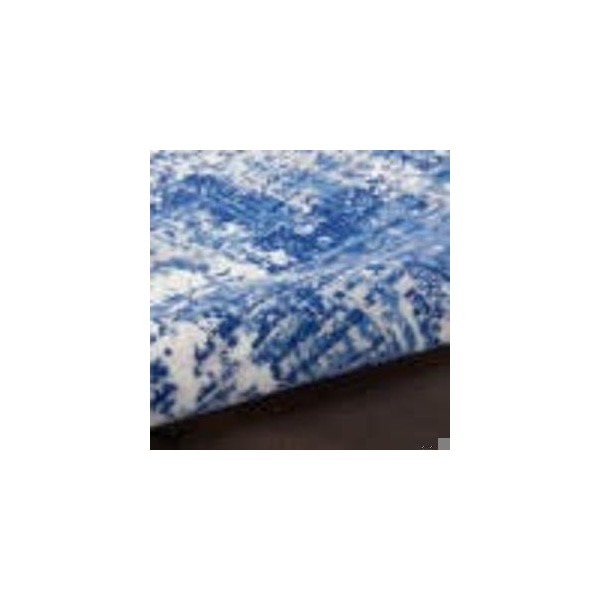 Homeroots 5 x 7 ft. Blue & Ivory Abstract Splash Area Rug 385860 - main